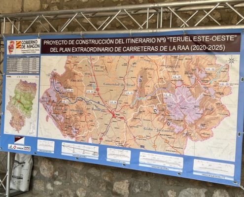 CYOPSA-SISOCIA constata el importante avance de las obras del Itinerario 9 del Plan Extraordinario de Carreteras de Aragón CYOPSA-SISOCIA constata el importante avance de las obras del Itinerario 9 del Plan Extraordinario de Carreteras de Aragón