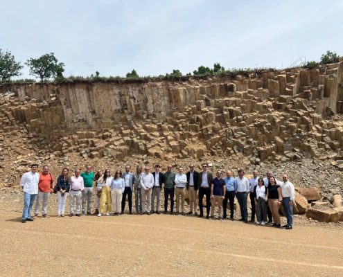 CYOPSA-SISOCIA constata el importante avance de las obras del Itinerario 9 del Plan Extraordinario de Carreteras de Aragón CYOPSA-SISOCIA constata el importante avance de las obras del Itinerario 9 del Plan Extraordinario de Carreteras de Aragón